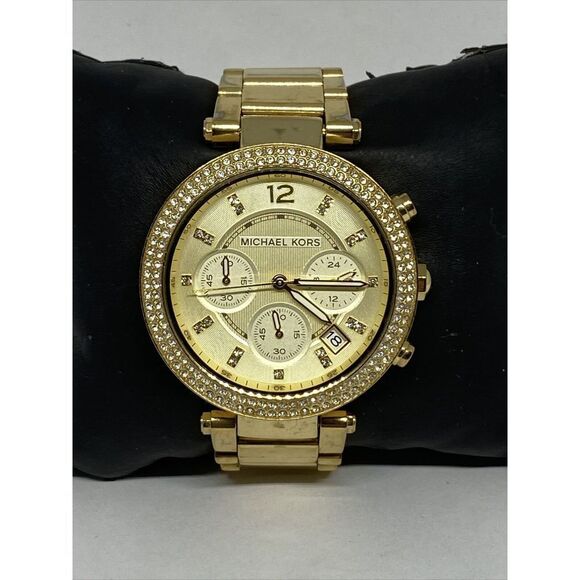 Michael Kors Parker MK5354 Womens Stainless Steel Analog Dial Quartz Watch MP900 - Picture 1 of 12